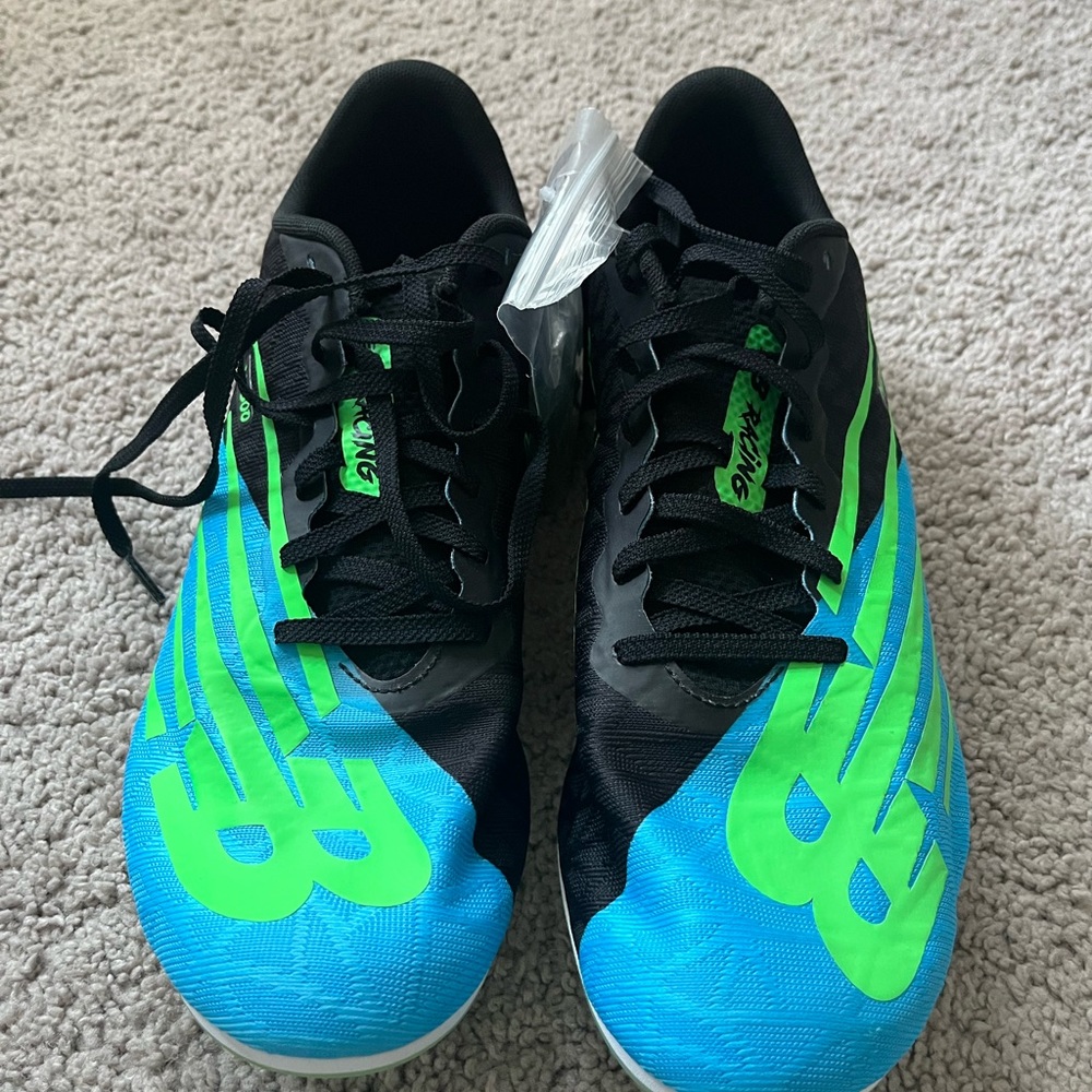 New Balance MD500 F8 Men's Black and Blue Track  Spikes